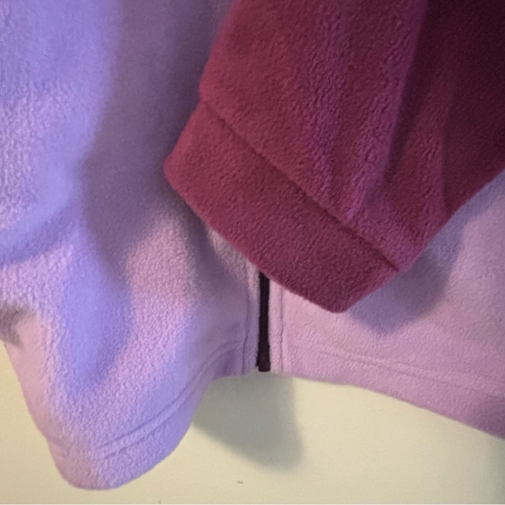 Columbia Lavender and Maroon Fleece Jacket - Picture 8 of 11